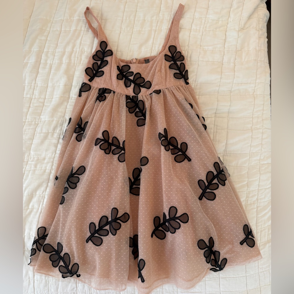Anthropologie Blush Pink Layered Dress - Picture 1 of 5